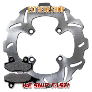 Front Rotor+Brake Pads for Kawasaki KX 125 & 500 (1989-1993) KDX 200 (1993-1994) - Picture 1 of 2