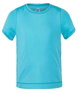 New Lucky in Love girls crewneck tee shirt aqua blue tennis top Small size 7-8 - Picture 1 of 2