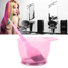 2 szt. / Zestaw Plastikowa miska do mieszania farb do włosów + barwiony grzebień Salon Narzędzia fryzjerskie