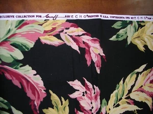 #E MID CENTURY MODERN 1.5 Yards of VINTAGE ECHO FABRIC by GREEFF - Picture 1 of 5