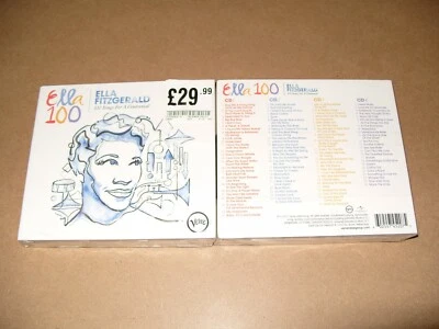 Ella Fitzgerald 100 Songs For A Centennial 2017 - 4 cd Digipak New & Sealed - Image 1 of 2