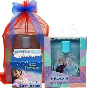 DISNEY PERFUME EDT FOR KIDS FROZEN 50ML & FIZZ BATH BOMB 150G GIFT SET - Picture 1 of 1
