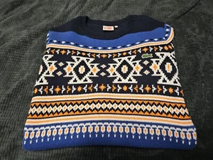 Lacoste Live Fair Isle Retro Pullover Long Sleeve Sweater SZ 3 - Picture 1 of 13