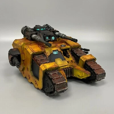 СИКАРАНСКИЙ БОЕВОЙ ТАНК ИМПЕРСКИЕ КУЛАКИ КОСМИЧЕСКАЯ ПЕХОТА WARHAMMER 40 000 40K ОКРАШЕННЫЕ - Изображение 1 из 4