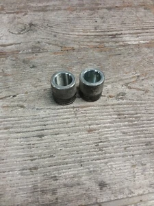 2017 17 15-22 HONDA CBR300R CBR300 FRONT WHEEL AXLE BOLT MOUNTING SPACERS PAIR - Picture 1 of 9