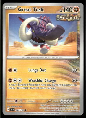 SV05: Temporal Forces #096/162 Great Tusk - Image 1 of 2