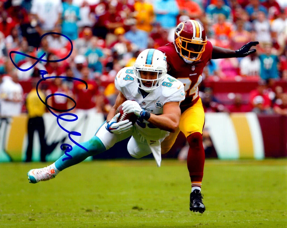 Foto autografada de Jordan Cameron Miami Dolphins - com certificado de autenticidade - Imagem 1 de 1