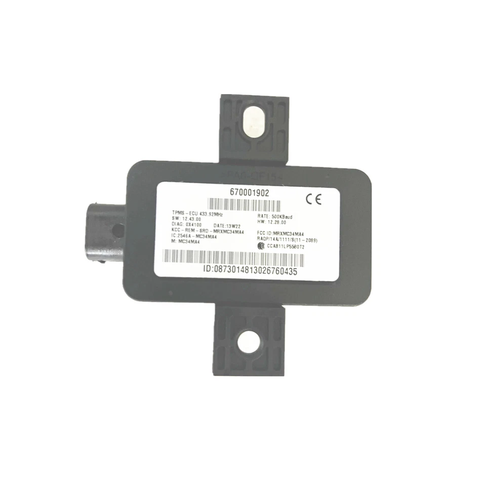 M157TPMS Tire Pressure Monitor Control Unit For 2014-2016  Maserati Ghibli - Image 1 of 4