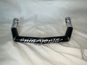 RARE Black and chrome Signature Onza Bar Ends Aluminum Vintage Mountain Bike - Picture 1 of 5