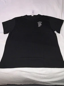 NWT VICTORIA'S SECRET PINK LIMITED EDITION BLING CAMPUS TEE MEDIUM BLACK Y2K - Picture 1 of 8