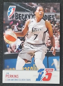 Tarjeta de baloncesto JIA PERKINS 2011 WNBA Rittenhouse #36 #'d/225 Silver Stars - Imagen 1 de 2
