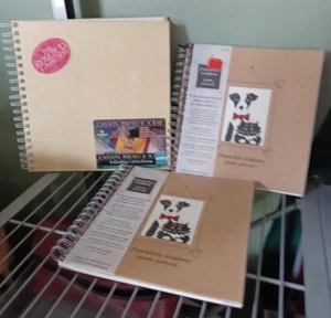 Scrapbook Set Of 3- 2 Pet Books And 1 Photo Book/ All-In-One Book New Never... - Imagen 1 de 21