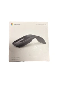 GENUINE Microsoft Arc Touch Wireless Mouse RVF-00052 -NO DONGLE-Black - - Picture 1 of 5