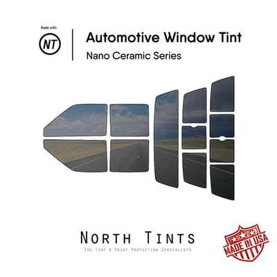 Nano Ceramic PreCut Window Tint Film Glass for Nissan Frontier 2001-2004 4 Dr - Imagem 1 de 4