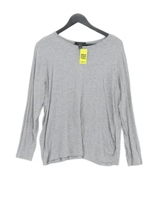 New Look Women's Maternity Top UK 18 Grey Cotton with Viscose Pullover - Picture 1 of 5