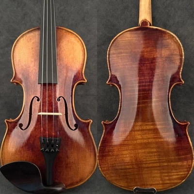A30 Pro Master Antique/Old Stradivari Style Violin 1/4 European Wood Sweet Sound - Image 1 of 4