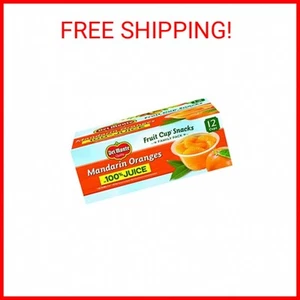 Del Monte Mandarin Orange in 100% Juice Snack Cups, 4-Ounce Cups (Pack of 12) - Picture 1 of 1