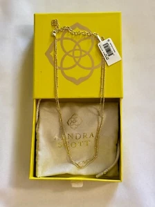 Kendra Scott Emilie Gold Plated Multi Strand Necklace in Iridescent Drusy - Picture 1 of 4