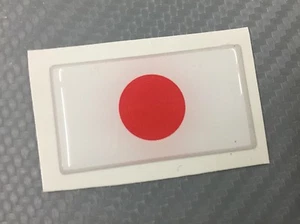 Aufkleber Flagge 3D Resin JAPAN 45 x 25 mm. - Bild 1 von 1