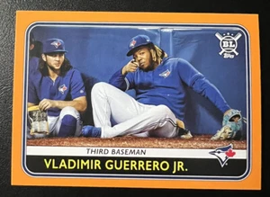 VLADIMIR GUERRERO JR & BO BICHETTE Topps ROOKIE ORANGE Parallel SP Variation RC - Picture 1 of 10