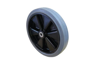 graue thermoplastische Gummiräder ø 400x70 mm, Kugellagerung ø 25mm, TK 500Kg - Picture 1 of 1