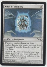 1x MASK OF MEMORY Mirrodin MTG Magic The Gathering LP English Uncommon Artifacts