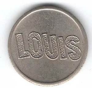 Louis - Advertising Token - Two Sided - 22.5mm - Picture 1 of 2