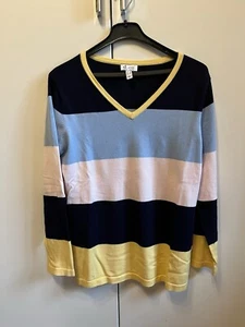 Pullover Langarm, D & Co, Gr. 42, Gestreift - Bild 1 von 4