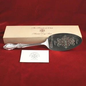 1978 Avon President's Club 92nd Anniversary International Silver Plate Cake Serv - Picture 1 of 7