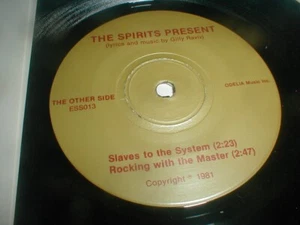 Spirit's Presents 45 SLAVES TO SYSTEM 7" EP 1982 Private Reggae Dub New Wave - Picture 1 of 9