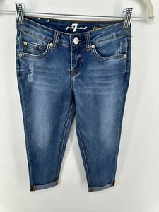 7 For All Mankind Skinny Boyfriend Jeans Josefina Size 7 #B2 - Picture 1 of 2