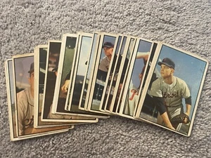 1953 Bowman Color Baseball Card *LOT of 25* w/ Ralph Kiner & Allie Reynolds ETC - Picture 1 of 3