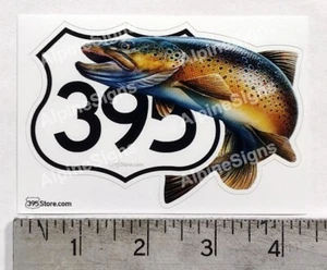 395 Brown Trout fishing eastern sierra nevada sticker decal - Picture 1 of 1