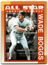 1990 TOPPS ALL-STAR AMERICAN LEAGUE WADE BOGGS BOSTON RED SOX #387