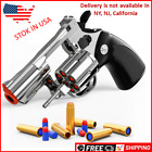 **Toy Gun Foam Blaster Soft Bullet Toy Revolver for Kids,Can Fire Sponge Bullets