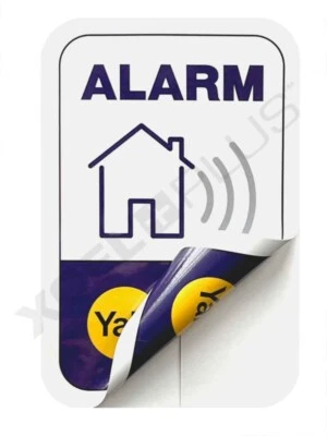 EXL Smart Living Alarm Window Stickers for Yale Alarms, Locks, Cameras & CCTV