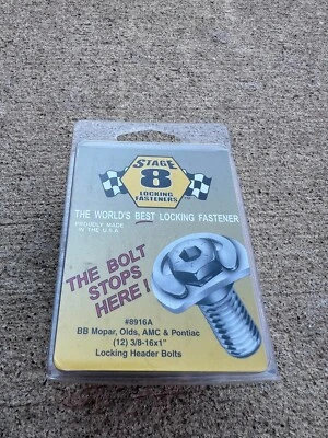 STAGE 8#8916A Big Block Mopar, Pontiac, Oldsmobile, Kit de cabezal AMC con pernos de 1′′ Foto 1 de 3
