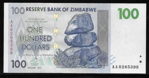 Simbabwe P-69 100 Dollars 2007-08 unc - Bild 1 von 1