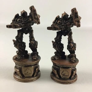 Transformers Chess Set Knight Replacement Game Pieces Gold Autobot 2006 Hasbro - Imagen 1 de 6