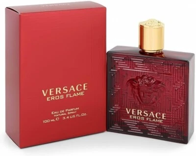 Versace Eros Flame 3,4 OZ Hombre Eau de Parfum Fragancia Spray Foto 1 de 3