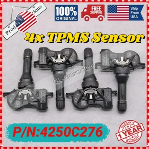 4250C276 68001696AB New 4PCS Tire Pressure Sensor TPMS For Chrysler Mitsubishi - Picture 1 of 5