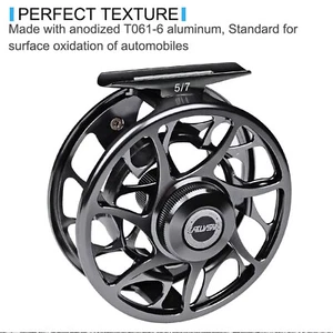 Saltwater Fly Fishing Reel CNC-Machined Aluminum 5/7-7/8-9/10 WT Sea Fly WheeO1 - Picture 1 of 8