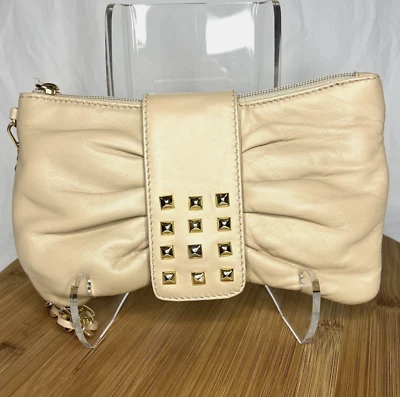 Paolo Masi из натуральной итальянской кожи бант застежки бежевый телесного тона новый без ЯРЛЫКОВ - Изображение 1 из 4