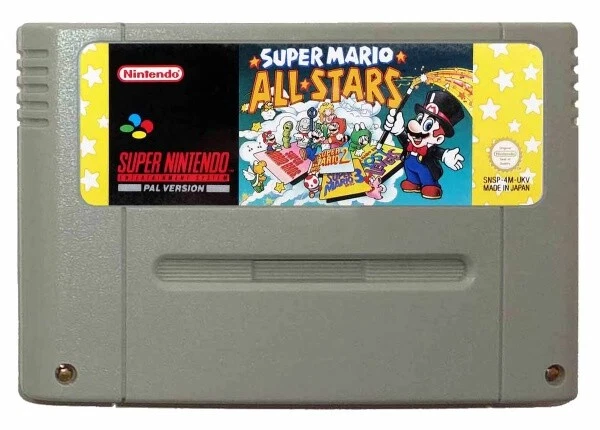 SUPER MARIO ALL-STARS (SNES Game) AllStars All Stars Bros Super Nintendo B - Image 1 of 1