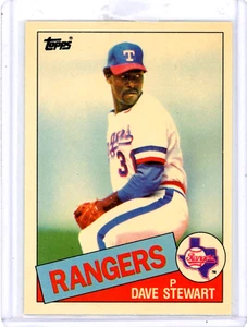 SEHR SELTENE 1985 Topps Tiffany Dave Stewart Karte #723 NM-MT 5.000 Sets RANGERS - Bild 1 von 2
