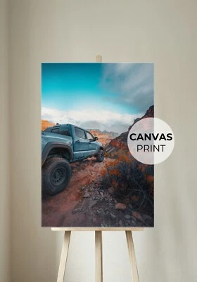 Toyota Tacoma Outdoor Off Road Pickup Truck TRD | C46 Canvas Print - Image 1 of 4
