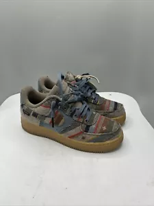 Nike Air Force 1 Low Pendleton ID Men Size 7.5 Wool MultiColor CK5075-993 - Picture 1 of 12