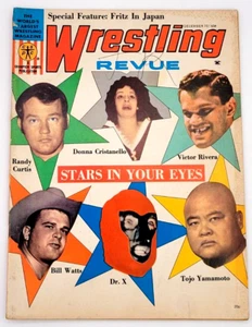 WRESTLING REVUE DEC 1970  BILL WATTS DR. X TOJO YAMAMOTO VICTOR RIVERA - Bild 1 von 4