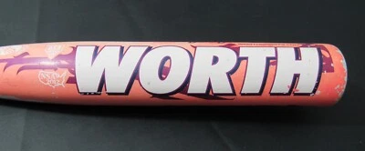 Taco de softbol Worth Hot Pink FPAMPW 27"/17Oz 2 1/4" diâmetro amplificador Fastpitch (-10) - Imagem 1 de 4