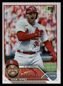 2023 Topps Update Rainbow Foil # US207 Juan Yepez - St. Louis Cardinals